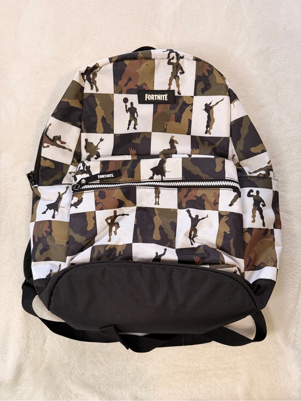 Fortnite Men's Camo Check Backpack - Green/Black